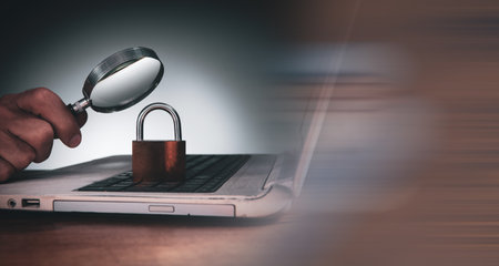 search for opening computer protectionの写真素材