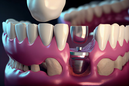 Concept for dental prosthesis. generative aiの素材