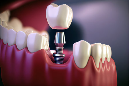 Concept for dental prosthesis. generative aiの素材