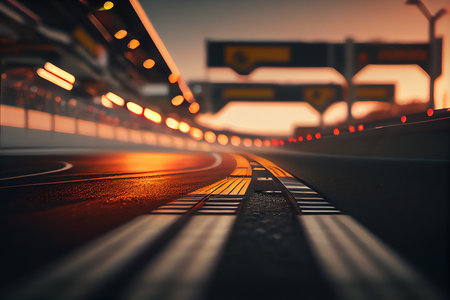 race track, 3d generative aiの素材