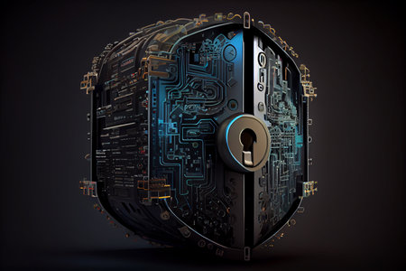 Data security protection cybersecurity.generative aiの素材