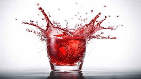 red wine splash.generative aiの素材