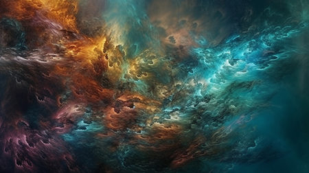 Abstract fractal. Fractal art background for creative design.generative aiの素材