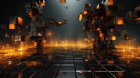 sci futuristic fi abstract backgroundの素材