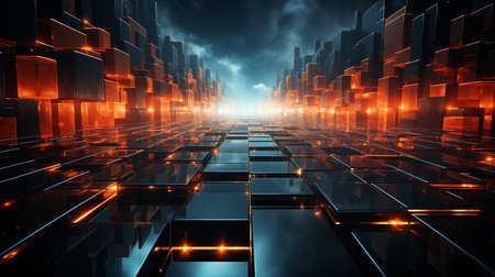 sci futuristic fi abstract backgroundの素材