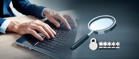 businessman forgot his password and is looking to restore it