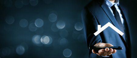 house icon of home and family conceptの写真素材