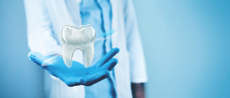 human tooth brush  dental concept
