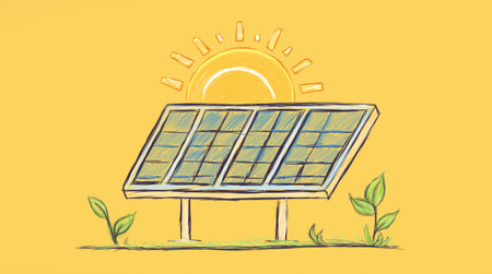 solar panel, eco friendly conceptの写真素材