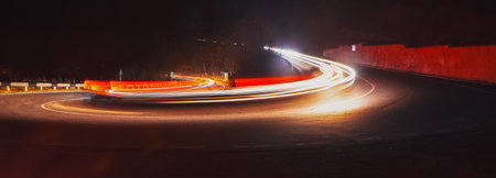 beautiful traffic in the city
