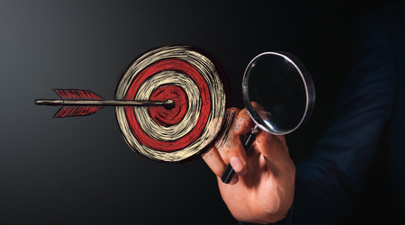 the concept of the target and dart