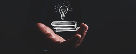 light bulb and books new ideas