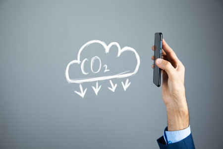 holding cloud with hand drawn cloud icon
