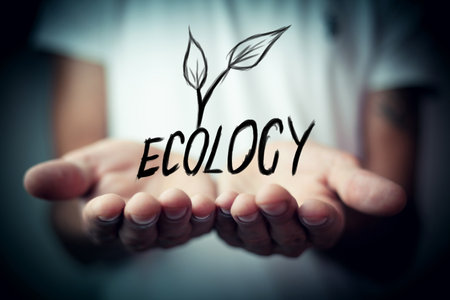 screen with text: ecologyの写真素材