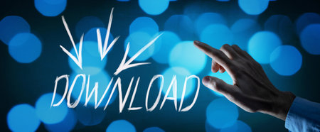 handwritten text writing download.の写真素材