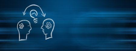 business concept with head and brain