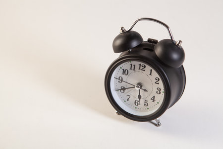 close up view of clock with falling down
