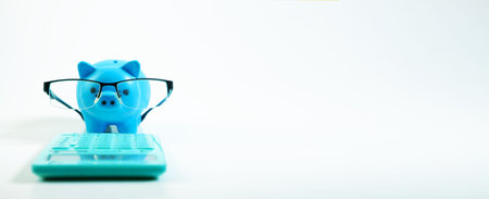 Glasses for sight and vision correction on a pink background close-upの写真素材