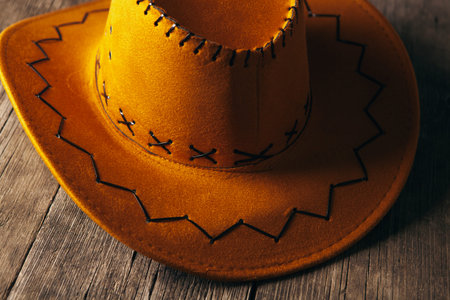 cowboy hat on the table