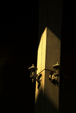 lamp at poleの写真素材