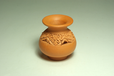Thai souvenir earthenware potの写真素材