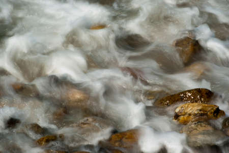 Turbulence water at Coastlineの写真素材