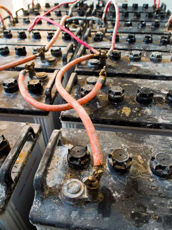 Battery Bank wiringの写真素材