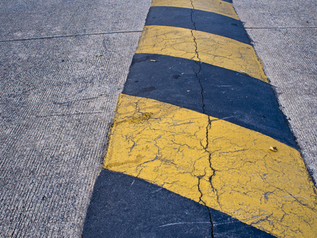Color sign of Speed humpの写真素材