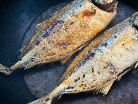 Twin Sea fish frying in a Pan