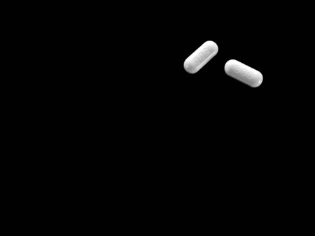 Paracetamol Pain Reliever and Fever Reducer tablet medicineの写真素材
