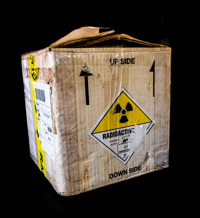 Transportation paper box package type A for small radioactive material