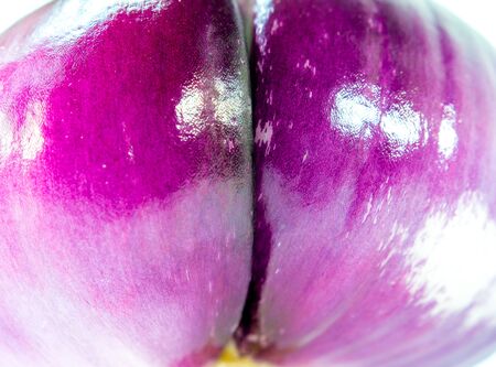 Freshness red onion isolated on a white background