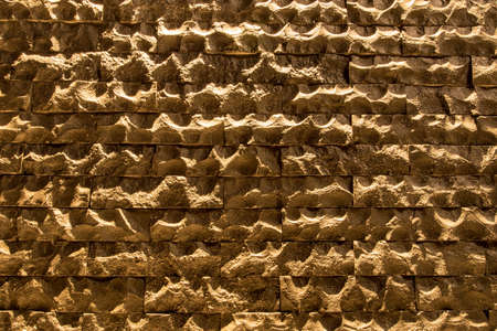 Texture of wall made from Sand stone bricks