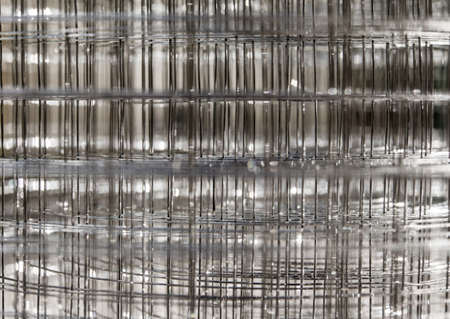 Roll loose shiny thin steel wire grating
