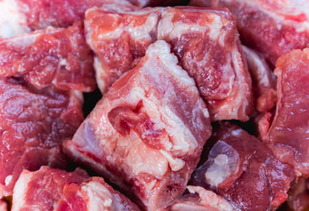 Food ingredient fresh Pork bone prepare to cookの写真素材