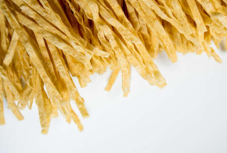 fish snack flavour isolated on white background