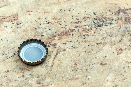 Old Pleated Cap on concrete floor