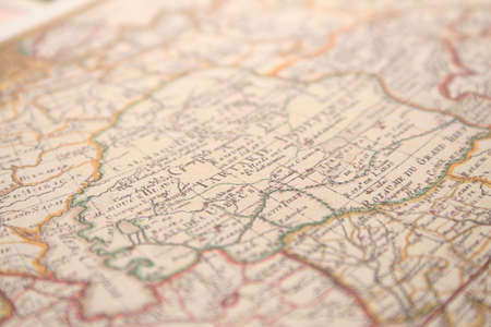 old antique map of many countryesの写真素材