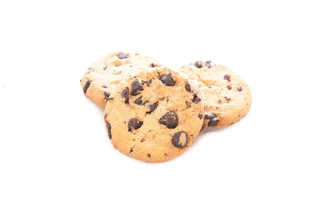 Pastry cookies isolated on white background