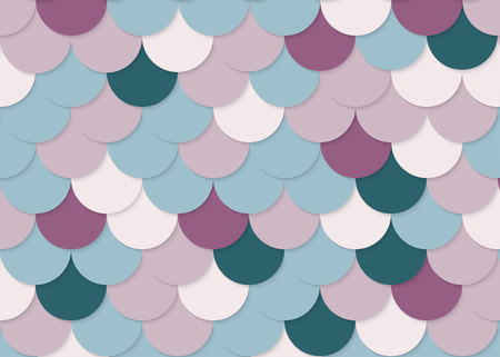 Fish scale pattern, abstract stock vector illustration.のイラスト素材