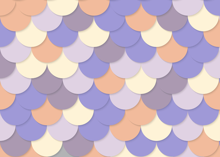 Fish scale pattern, abstract stock vector illustrationのイラスト素材