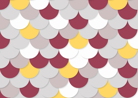 Fish scale pattern, abstract stock vector illustration.のイラスト素材