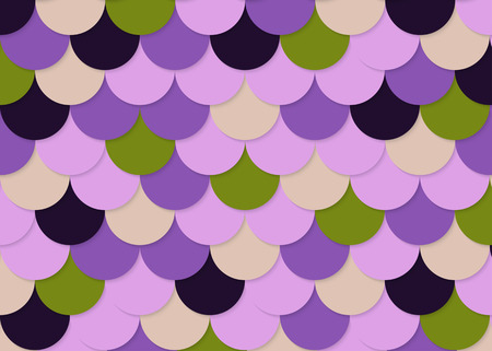 Fish scale pattern, abstract stock vector illustration.のイラスト素材