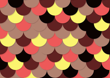 Fish scale pattern, abstract stock vector illustration.のイラスト素材