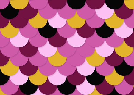 Fish scale pattern, abstract stock vector illustration.のイラスト素材