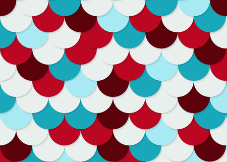 fish scale pattern, abstract stock vector illustration.のイラスト素材