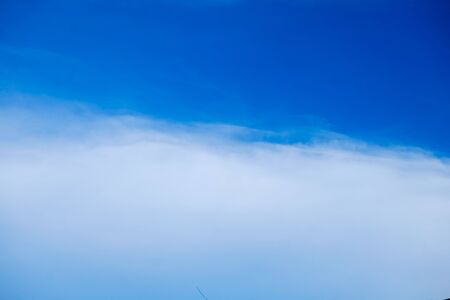 soft focus cloud and blue sky in the shiny dayの写真素材