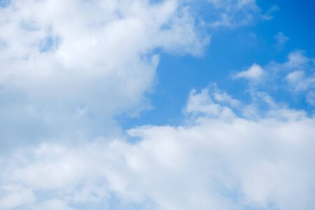 soft focus cloud and blue sky in the shiny dayの写真素材
