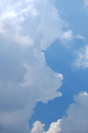 soft focus cloud and blue sky in the shiny dayの写真素材