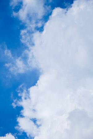 soft focus cloud and blue sky in the shiny dayの写真素材